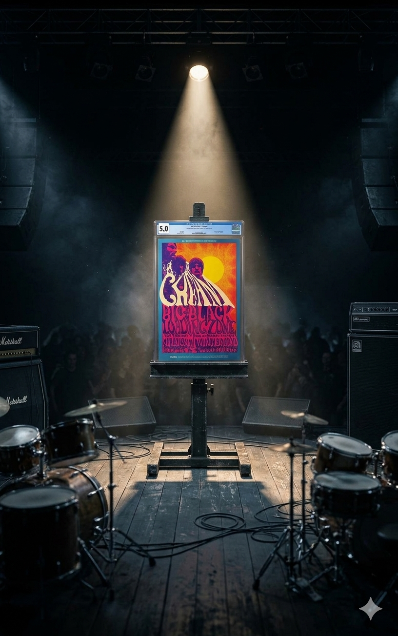 BG-109 - Cream - Original 1968 Poster - Fillmore/Winterland - CGC