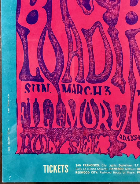 BG-109 - Cream - Original 1968 Poster - Fillmore/Winterland - CGC Graded 5.0