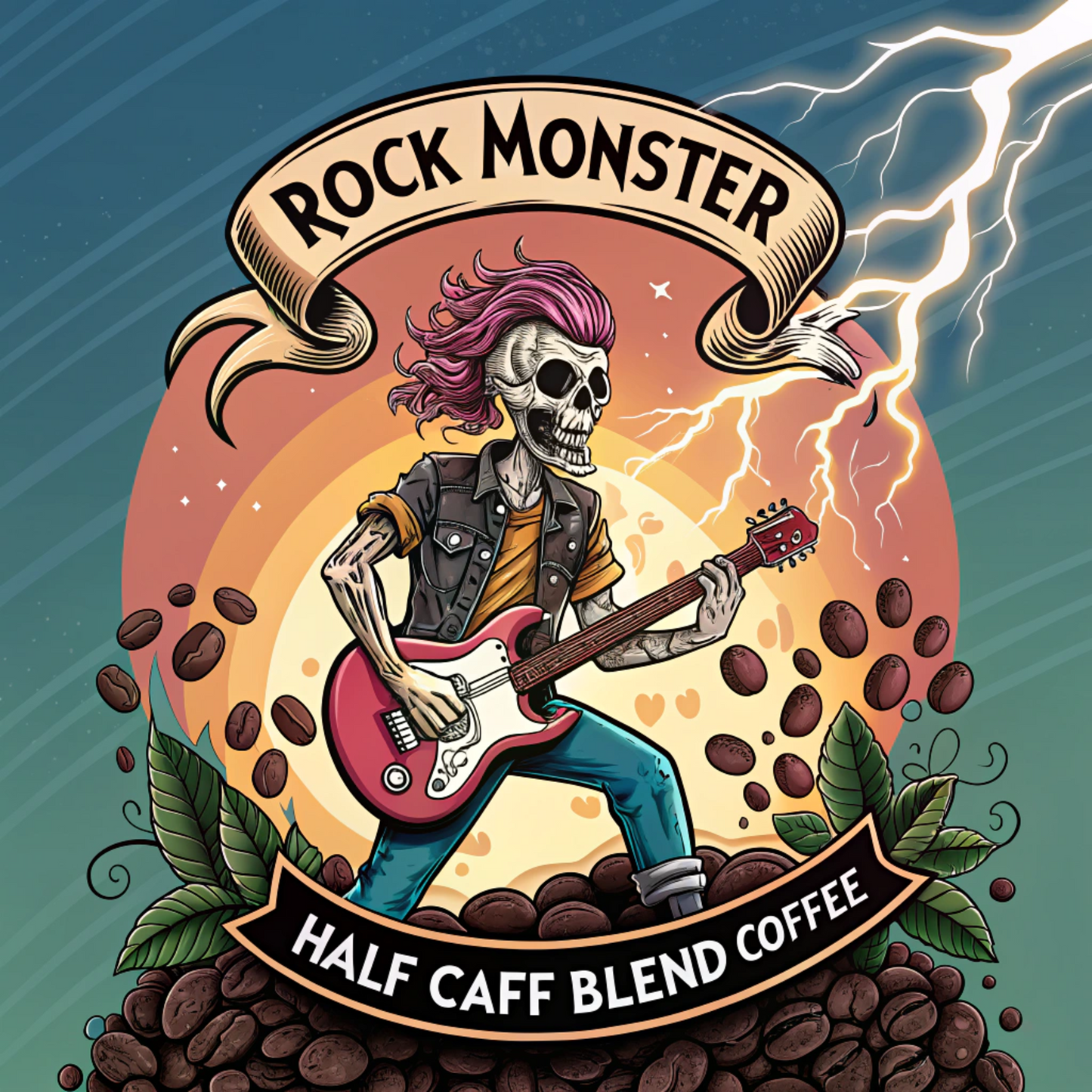 Rock Monster - Half Caff Blend-Coffee
