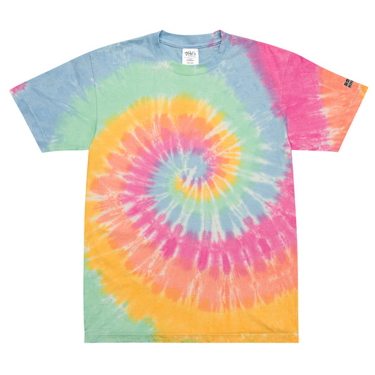 Rock Monster / SHERBERT RAINBOW - Oversized tie-dye t-shirt