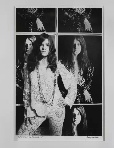 Janis Joplin Fine Art Print - Signed by Baron Wolman